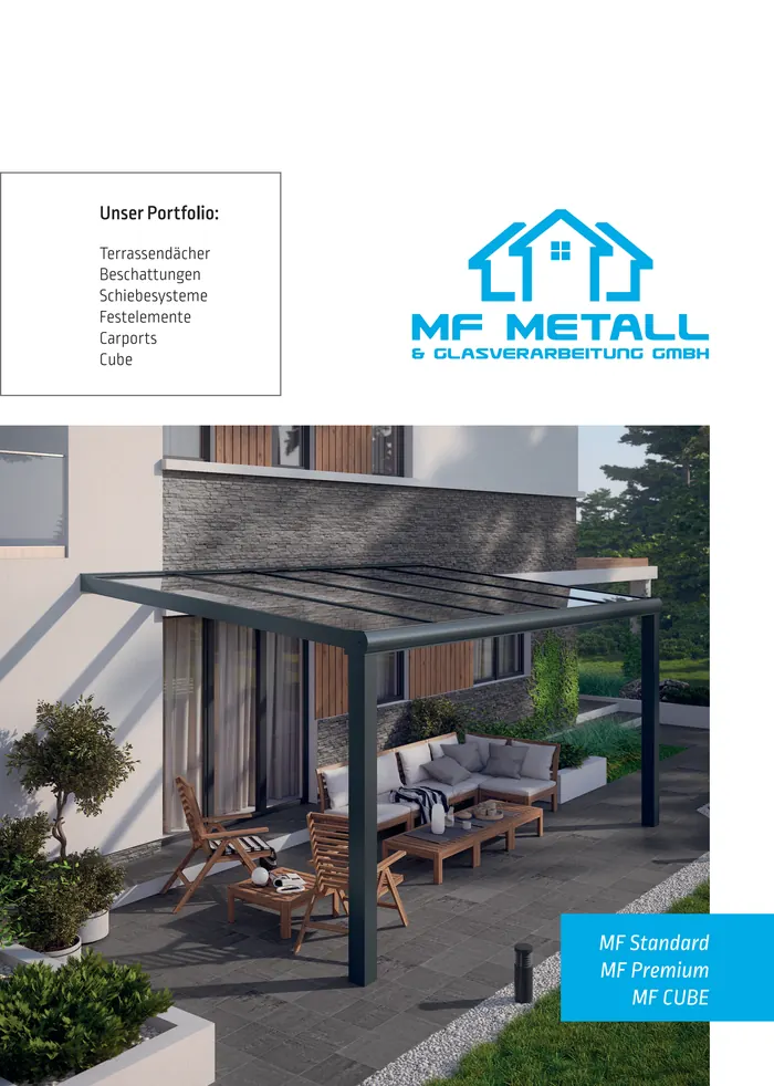 MF Metall Katalog 2025 – Titelseite